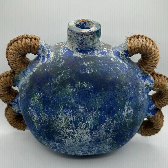 Beautiful unique vintage ceramic handmade vase - Picture 3 of 10